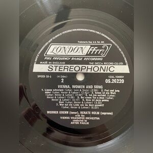 Vienna, Women And Song - 1971 - 12” Vinyl- 0497-8… 1 Of 2 Records